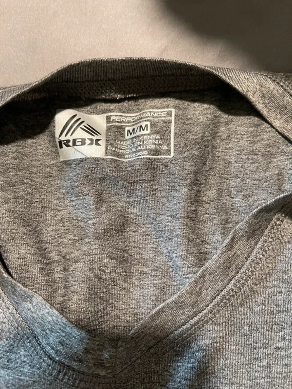 RBX Men's Crewneck Sweater in Heather Gray